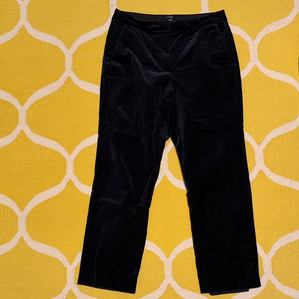 J. Crew KATE Velvet Trousers